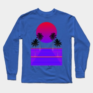 Summer Nights Are Calling - Blue Midnight T-Shirts and Clothing Long Sleeve T-Shirt